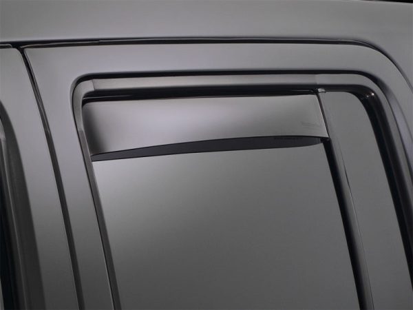 WeatherTech 02-07 Mitsubishi Lancer 4 Door Rear Side Window Deflectors - Dark Smoke For Cheap - Image 4