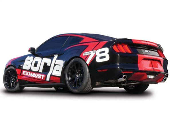 Borla Atak S Cat-Back 15-17 Ford Mustang GT 5.0L V8 MT AT 2.5in pipe 4in tip Online - Image 3