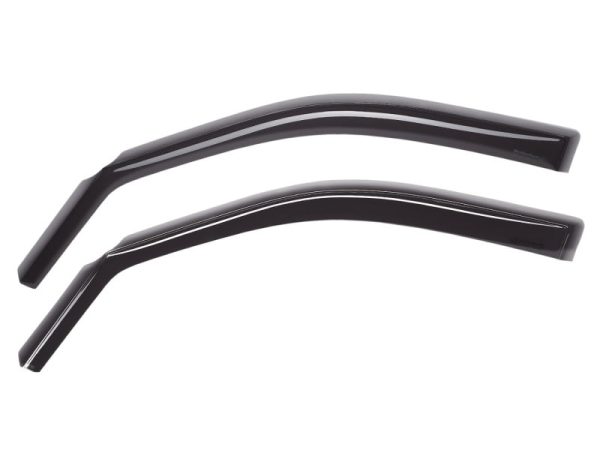 WeatherTech 02-07 Mitsubishi Lancer Front Side Window Deflectors - Dark Smoke For Cheap