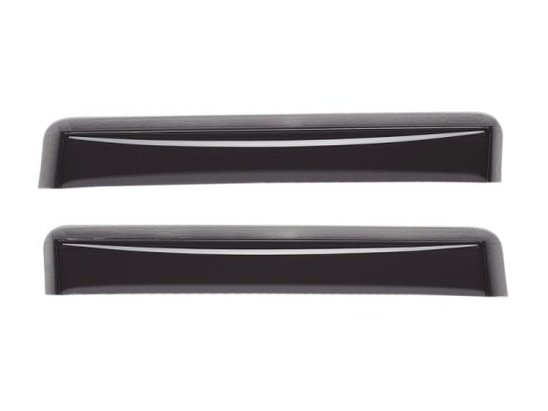 WeatherTech 02-07 Mitsubishi Lancer 4 Door Rear Side Window Deflectors - Dark Smoke For Cheap - Image 2
