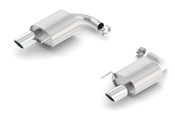 Borla Atak S Rear Section 15-17 Ford Mustang GT 5.0L V8 MT AT 2.5in pipe 4in tip Online - Image 2