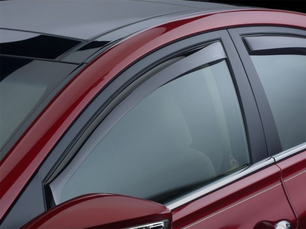 WeatherTech 02-07 Mitsubishi Lancer Front Side Window Deflectors - Dark Smoke For Cheap - Image 4