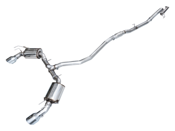 AWE Tuning 22+ Honda Civic Si Acura Integra Touring Edition Catback Exhaust - Dual Chrome Silver Tip on Sale
