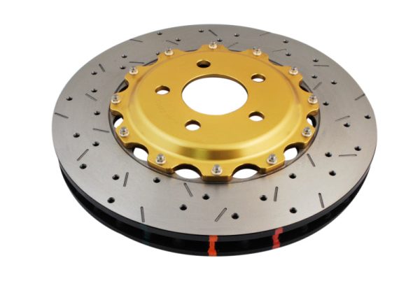 DBA 03-07 350Z   03-04 G35 w  Brembo Front Drilled & Slotted 5000 Series 2 Piece Rotor Assembled w  For Sale - Image 3