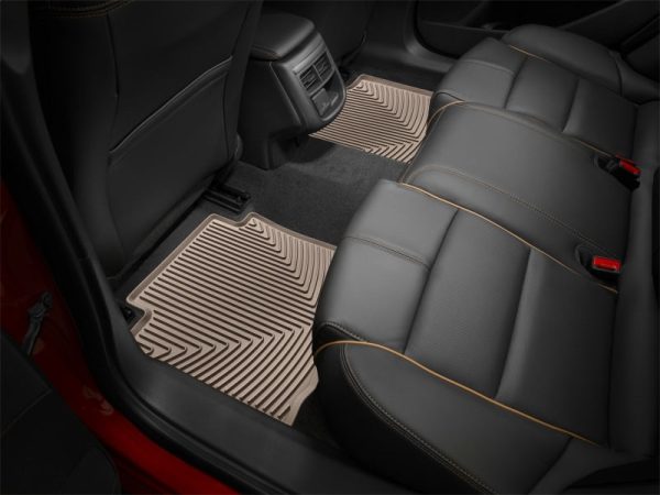 WeatherTech 2016+ Honda Civic Sedan   Coupe Rear Rubber Mats - Tan Supply - Image 4