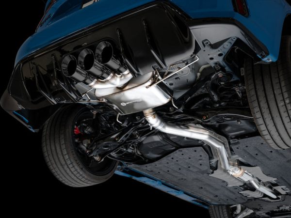 AWE Tuning 2023 Honda Civic Type R FL5 Touring Edition Exhaust w  Triple Diamond Black Tips Sale - Image 3