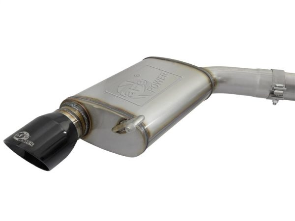aFe MACHForce XP 3in 304 SS Loud Tone Cat-Back w  Black Tips 15-17 Ford Mustang V6-3.7L V8-5.0L For Sale - Image 5