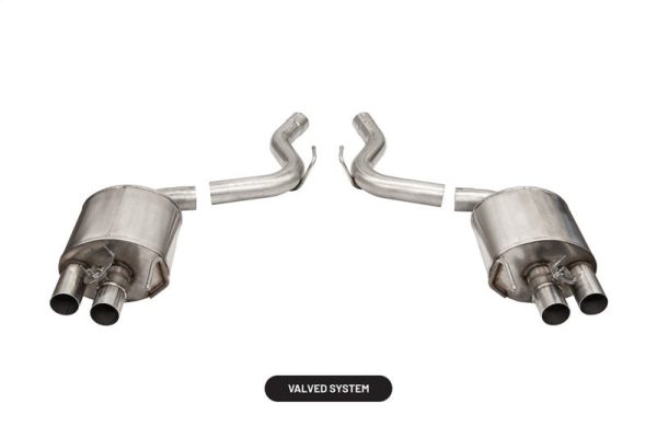 Corsa 2015-2020 Ford Mustang GT350 R 5.2L V8 Dual Rear Axle-Back- Stainless Dual Rear Exit For Cheap