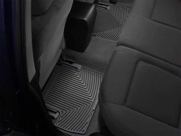 WeatherTech 06-11 Honda Civic Rear Rubber Mats - Black For Sale - Image 3