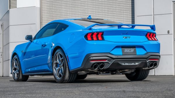 Borla 2024 Ford Mustang GT 5.0L V8 3 in ATAK Catback Non-Active Exhaust- Black Chrome Quad Tip Hot on Sale - Image 2