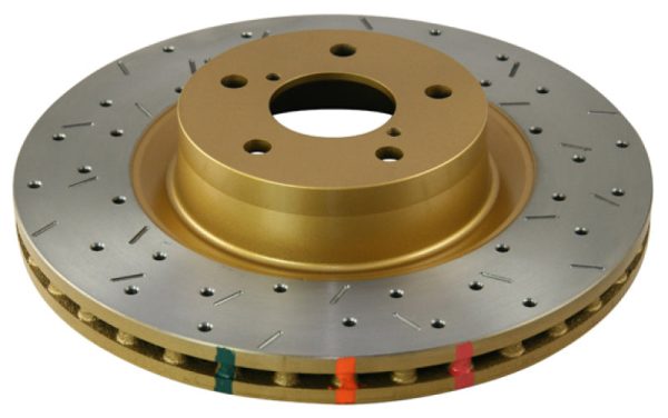 DBA 02-05 RSX (Type S)   06-07 Civic Si 2.0L Front Drilled & Slotted 4000 Series Rotor Sale
