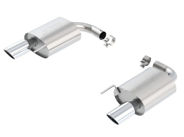 Borla S-Type Rear Section 15-17 Ford Mustang GT 5.0L V8 MT AT 2.5in pipe 4in tip Hot on Sale