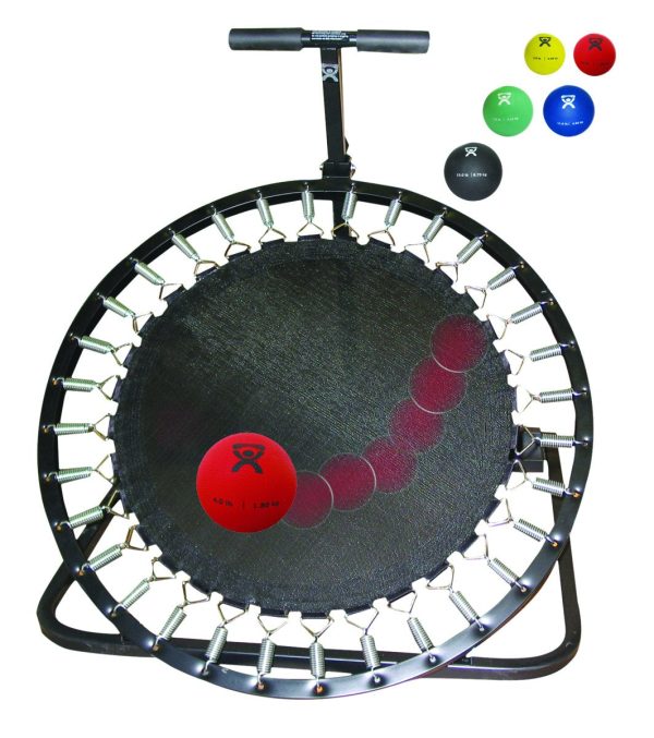 Adjustable Ball Rebounder - Set with Circular Rebounder, Vertical Metal Rack, 5-balls (1 each: 2,4,7,11,15 lb) Online
